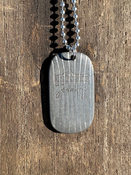 BB55 Jewelry Dog Tag Necklace