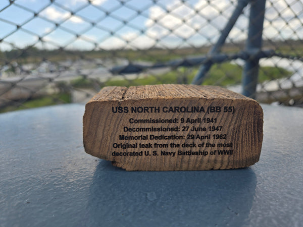 BB-55 Teak w/ Laser Engraving