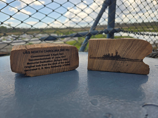 BB-55 Teak w/ Laser Engraving