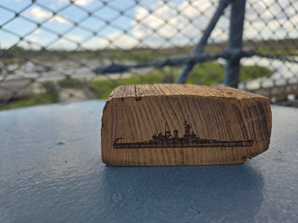 BB-55 Teak w/ Laser Engraving