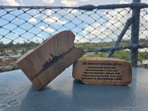 BB-55 Teak w/ Laser Engraving