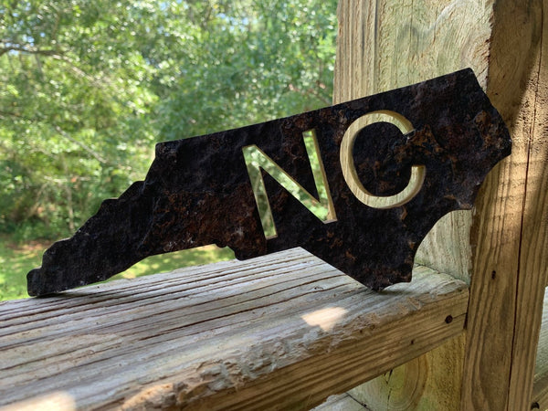 Large "NC" State Silhouette