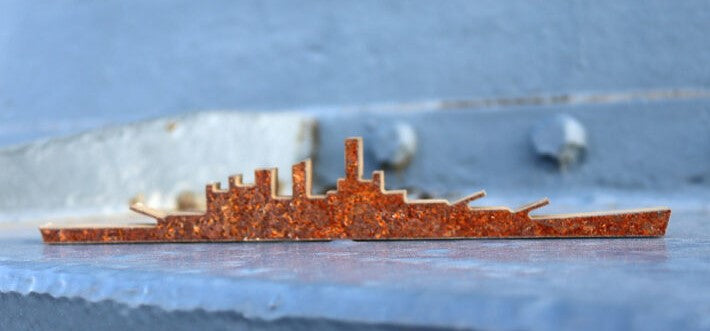 Small Battleship Silhouette