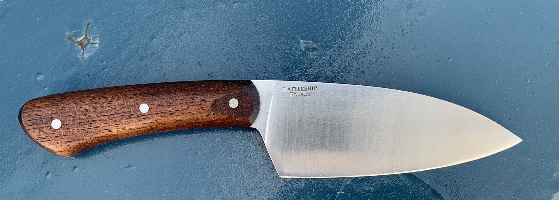 Santoku Knife w/ BB Teak
