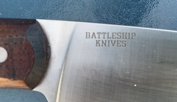 Santoku Knife w/ BB Teak
