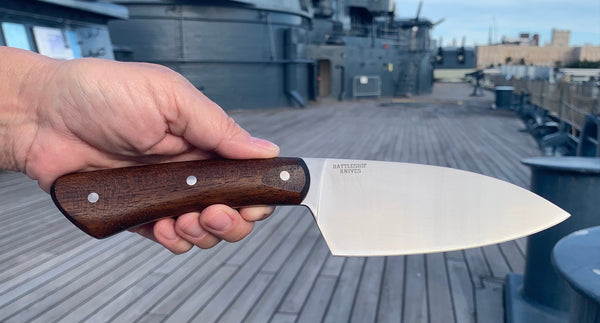 Santoku Knife w/ BB Teak