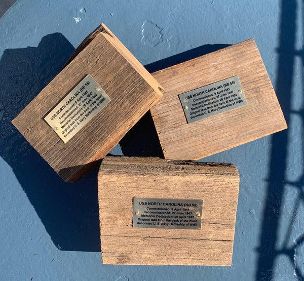 4 Inch Battleship Teak Block