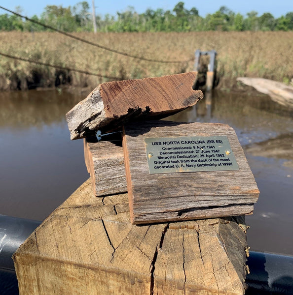 4 Inch Battleship Teak Block