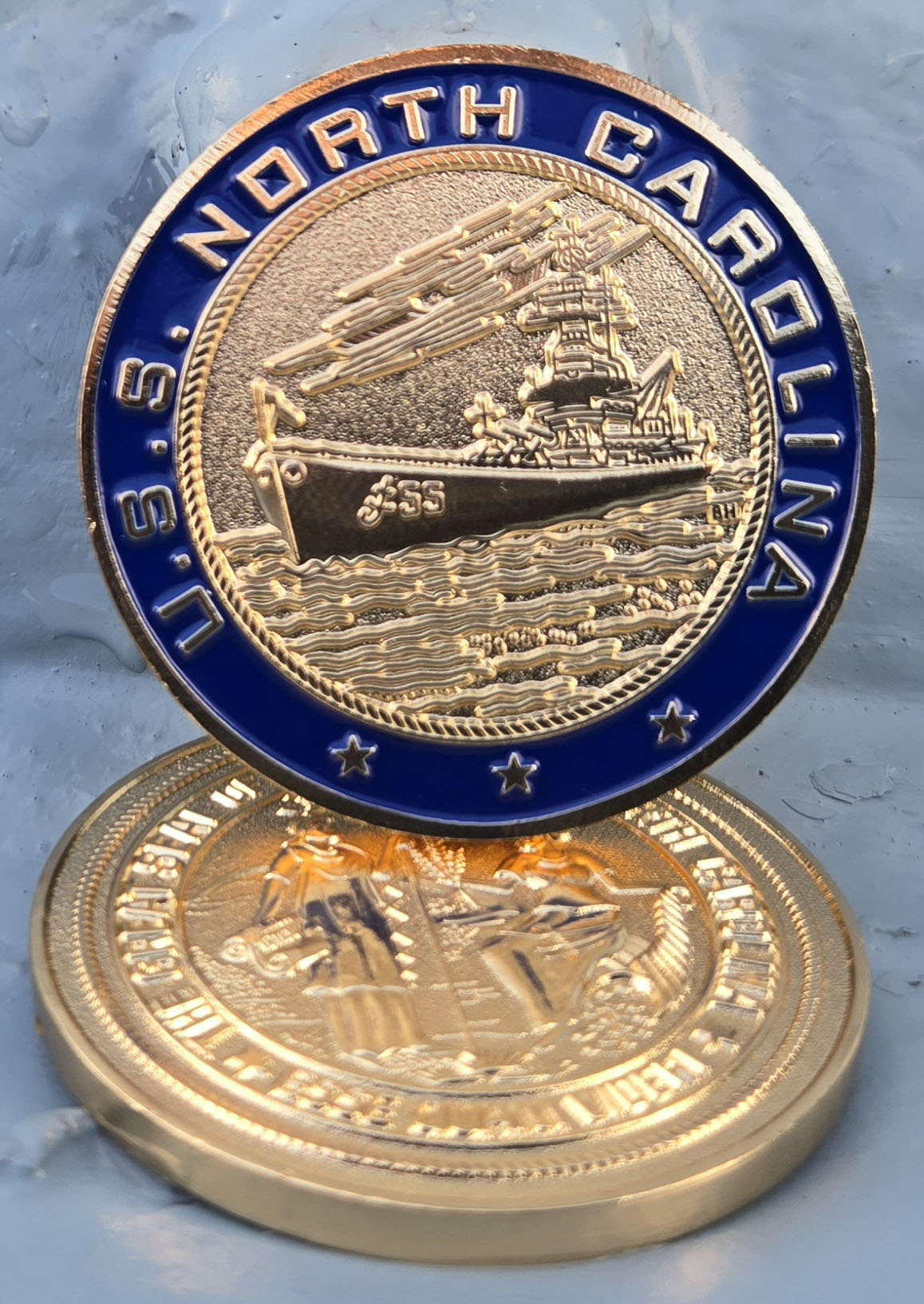 Battleship Challenge Coin