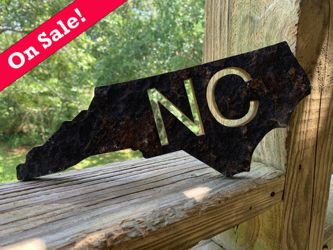 Large "NC" State Silhouette