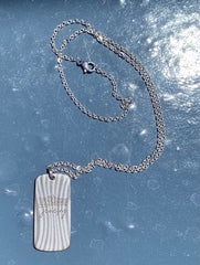 BB-55 Jewelry Dog Tag Necklace